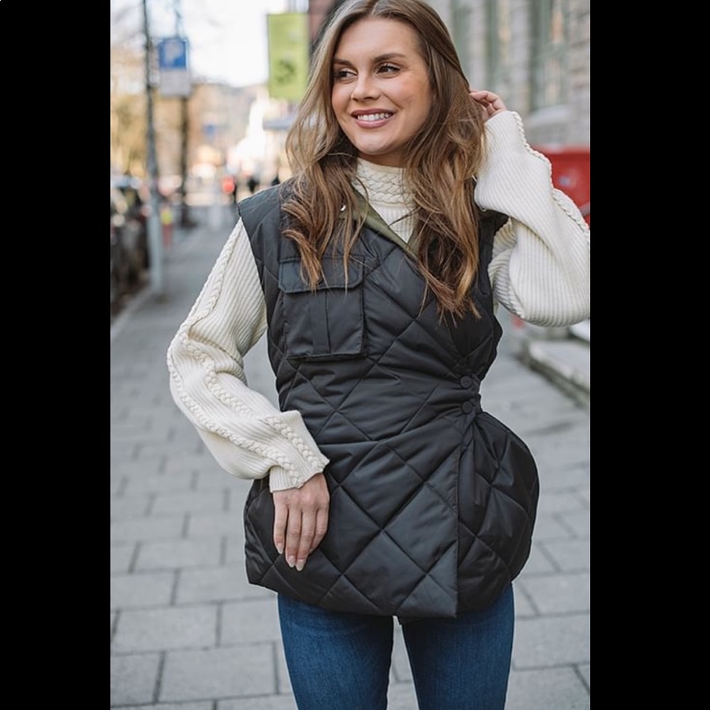 GANNI Recycled Ripstop Quilt Vest